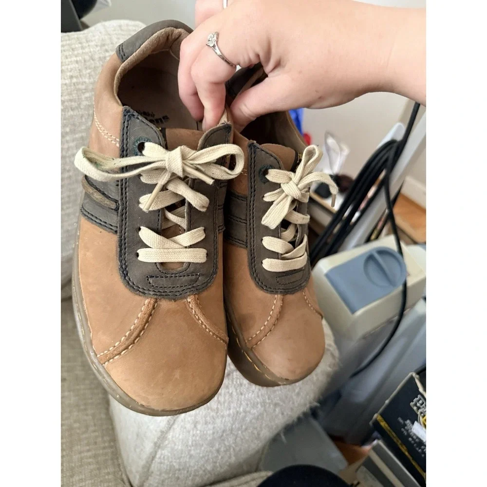 Doc Dr. Martens Brown Oxford Chunky Shoe Y2K‎ Lug Sole Men's 6 Womens 7